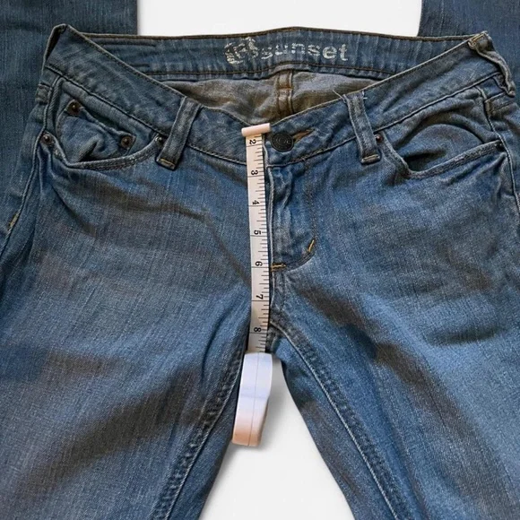 Vintage 90s Bullhead Lowrise Blue Women Jeans - Picture 6 of 7